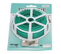 OVAQUIXI Attache Torsadée pour Plantes, Attache de Jardin en PE 100 M, Fil Floral pour Plantes de Jardin, Support Flexible pour Arbres à Fleurs et Vignes, pour Le Jardinage et la Plantation