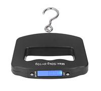 OVAQUIXI Balance Numérique Suspendue ABS Balance à Crochet électronique Capacité de 50 Kg avec Rétroéclairage 4 Unités pour les Magasins de Voyage de Bagages et les Utilisateurs de Pesage Express