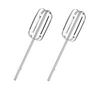 OVAQUIXI Batteur à Main en Acier Inoxydable, Paquet de 2, 7,87 Pouces | Acier Inoxydable, Blancs D'œufs et Crème, Passe au Lave-vaisselle, Arbre de Verrouillage, Accessoire Fouet, Compatible