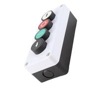 OVAQUIXI Boîte de Commutation Momentanée, Bouton de Commande Polyvalent pour Grue électrique, Treuil, Camion, Levage Arrière, Matériau ABS, 1 unité (SGKJ-4N)