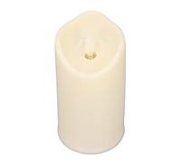 OVAQUIXI Bougies LED sans Flamme, 3 Piles AAA, avec Conception de Cire Goutte à Goutte Réaliste et Flamme Vacillante, pour Fête de Mariage, Décoration de Table à la Maison (Grande)