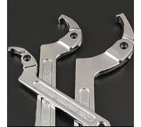 OVAQUIXI rochet Réglable en Forme de C, Outil de Réparation Multifonctionnel pour L'entretien Mécanique, Acier au Chrome Vanadium 1 unité (Tête carrée 4 1/2''-6 7/10'' (115-170mm))
