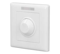 OVAQUIXI Contrôleur de Variateur LED, Variateur de Lumière ABS PWM avec Télécommande Infrarouge à 12 Touches, Bouton de Réglage Continu de la luminosité, DC12 à 24 V, pour Maison Commerciale de Type