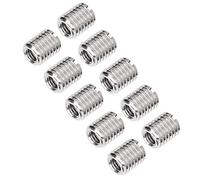 OVAQUIXI Écrou Insert de Réparation de Filetage M6 Femelle M10 Mâle, | Acier Inoxydable 303, Douille de Conversion Fendue, Restauration de Trou, Compatibilité avec équipement Aéronautique