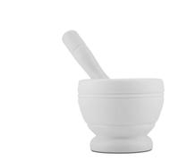 OVAQUIXI Ensemble de Broyeur à Ail Manuel, Mortier et Pilon, Bol de Broyage Manuel en Plastique PP 11 X 9 Cm pour Ail, Gingembre, Herbes et Pilules, Poignée Confortable pour la Cuisine et la