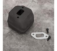 OVAQUIXI Ensemble de Silencieux de Tronçonneuse Silencieux d'échappement en Métal avec Vis et Joint Pièce de Rechange 503917601 pour 357XP 359 355 EPA et 2159 2156