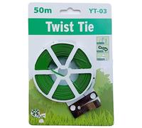 OVAQUIXI Fil de Jardin pour Plantes, Attaches Torsadées, Fil de Fer Enduit de PP, 100 M, 1 Mm, pour Fixer Les Plantes, Les Vignes, Les Fleurs et Les Arbustes sur Les Piquets de Treillis, pour Les