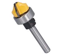 OVAQUIXI Fraise à Tige de 1/4 Po, Fraise à Rainure en Ogee en Carbure de Tungstène pour les Projets de Menuiserie, Matériau Durable, Idéal pour la Fabrication de Panneaux