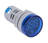 OVAQUIXI Indicateur de Tension Numérique avec Affichage LED pour Lecture 6-100 V, Matériau Durable, Conception Compacte - 1 PC (BLUE)