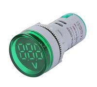 OVAQUIXI Indicateur de Tension Numérique avec Affichage LED pour Lecture 6-100 V, Matériau Durable, Conception Compacte - 1 PC (GREEN)