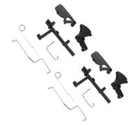 OVAQUIXI Kit de Tige de Starter d'accélérateur, Ensemble d'arbre de Commutateur à Ressort de Gâchette en Fer ABS, 2 Jeux de Pièces de Rechange, Installation Facile, pour Les Utilisateurs de