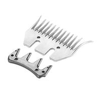 OVAQUIXI Lame de Tondeuse à Moutons en Acier Inoxydable, Coupe, 9 ou 13 | Lame de Tonte pour Chèvre, Acier Inoxydable, 9 ou 13 Dents, Adaptée à la Tondeuse à Laine, Toilettage Animal, Pièce de