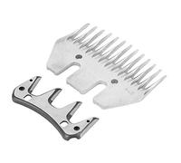 OVAQUIXI Lame de Tondeuse à Moutons en Acier Inoxydable, Coupe, 9 ou 13 | Lame de Tonte pour Chèvre, Acier Inoxydable, 9 ou 13 Dents, Adaptée à la Tondeuse à Laine, Toilettage Animal, Pièce de