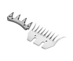 OVAQUIXI Lame de Tondeuse à Moutons en Acier Inoxydable, Coupe, 9 ou 13 | Lame de Tonte pour Chèvre, Acier Inoxydable, 9 ou 13 Dents, Adaptée à la Tondeuse à Laine, Toilettage Animal, Pièce de