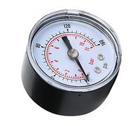 OVAQUIXI Manomètre Mécanique 1/8" BSPT Connexion Arrière pour une Mesure Précise dans L'air et L'eau 0-200 Psi (0-160psi,0-11bar)