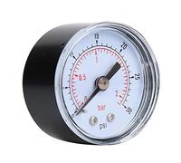 OVAQUIXI Manomètre Mécanique 1/8" BSPT Connexion Arrière pour une Mesure Précise dans L'air et L'eau 0-200 Psi (0-30psi,0-2bar)