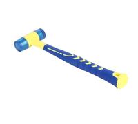 OVAQUIXI Marteau D'Installation en Caoutchouc, Double Tête D'absorption des Chocs, pour Carrelage, Fenêtre, Porte, Installation Légère et Portable