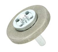 OVAQUIXI Meule Pierre à Aiguiser 5,6 Cm 180 360 600 800 Grain pour Outil de Rabotage, Perceuse, Couteau à Ciseaux, Utilisation en Atelier à Domicile, Haute dureté, Meulage Rapide (360 s)