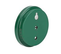 OVAQUIXI Mini Thermomètre et Hygromètre d'intérieur Analogique 2 en 1, Moniteur de Température et d'humidité, Boîtier en Aluminium, Affichage Mécanique sans Batterie, 2, X, X 0,5 Pouces pour