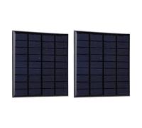 OVAQUIXI Module de Chargeur de Panneau Solaire époxy avec Câble de 100 Cm, Idéal pour les Lampes Solaires de Pelouse et les Chargeurs de Téléphone Portable 2 W