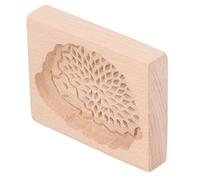 OVAQUIXI Moule à Biscuits en Bois de Hêtre avec Motif Animal Vif, Démoulage Facile, Bord Lisse pour Biscuits, Pain d'épices, Pâtisserie et Argile Artisanale (Hérissonne)