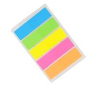 OVAQUIXI Onglets Adhésifs Fluorescents Transparents, Marqueurs de Page avec Adhésif Repositionnable pour L'indexation de Livres et la Prise de Notes
