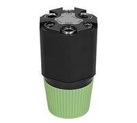 OVAQUIXI Organisateur de Pièces de Voiture Tirelire Plateau à Pièces Pot à Conception Rotative à 2 Couches Pouvant Contenir 35 Chacune ABS Noir Vert pour une Utilisation