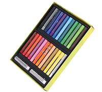 OVAQUIXI Pastels à L'huile 24 Couleurs, Crayons à la Craie Doux pour | Couleur Vive, Mélange en Couches, Mélange Fluide, Cire Respectueuse de L’environnement, Fonctionne sur les Supports Papier