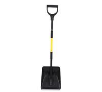 OVAQUIXI Pelle à Neige, Outil de Déneigement en Bande D'aluminium avec Poignée Ergonomique en D, Poussoir à Neige Portable Amovible de 44,5 Pouces, Tête de 26,5 X 32 Cm pour Allée, Maison, Garage