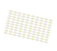 OVAQUIXI Perles LED Haute Puissance 3 W, Base en Alliage d'aluminium Puces LED SMD 100 Pièces 100 à 110 Lm 3,2 à,4 V 350 MA pour Luminaire de Bricolage, éclairage Architectural, Lampadaires (Vrai