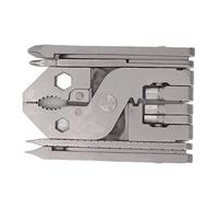 OVAQUIXI Pince Multifonction 420 Acier coulé avec Dénudeur de Fils | Poignées arrondies en acier laminées à froid, tournevis à clé hexagonale Combo, Portable de 7.7 oz, Kit de réparation de