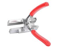 OVAQUIXI Pinces à Toile en Acier Inoxydable, Mâchoires Larges 12 Cm, Poignée Rouge en Plastique avec Ressort, pour Tendre la Toile sur Châssis, Fournitures D'art