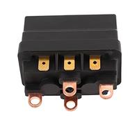 OVAQUIXI Relais de Treuil 12V 120A Acier Universel Véhicule | Solenoïde Contacteur, Boîtier en Acier Plastique, Revêtement par Poudre, Résistant aux Intempéries, Usage Tout-Terrain,