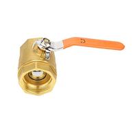 OVAQUIXI Robinet à Bille en Laiton 1-1/4BSP pour Eau, Gaz, Haute Pression, Durable, Résistant à la Rouille, Conception Compacte, 1 Pièce