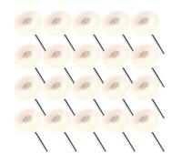 OVAQUIXI Roues de Polissage Abrasives, Brosses de Polissage en Laine de | Matériau en Laine Douce, Compatible avec les Perceuses et Meuleuses électriques, pour le Nail Art en Verre et Céramique de