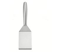 OVAQUIXI Spatule à Steak, Spatule à Hamburger en Acier Inoxydable SUS304, Lame Plate de 26,8 Cm, à Crêpes avec Poignée Ergonomique pour la Cuisson à la Poêle et au Gril