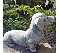 OVAQUIXI Statue de Bouledogue Français en Résine, 17 X 12 X 11 Cm, Sculpture d'animal de Jardin pour Extérieur, Pelouse, Cour, Patio, Décoration avec Taille Compacte et Couleur de l'image 2