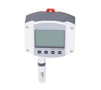 OVAQUIXI Transmetteur de Température et d'humidité, Capteur d'humidité Mural Industriel avec écran LCD, Sortie 4 à 20 MA, 10 à 30 V CC, pour la des équipements de Serre PLC HVAC