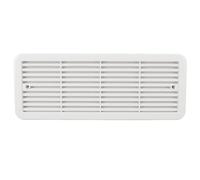 OVAQUIXI Ventilateur de Réfrigérateur RV 12V Triple Silencieux avec Grille | Matériau ABS, Triple échappement, Silencieux, Grille de Protection, Usage Cuisine Camping-car, 12V, Trou 450 X 155 Mm,