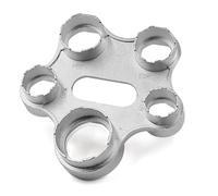 OVBOVA Clé Universelle 10 en 1 pour Aérateurs de Robinet e Montage/Démontage pour M16-M28, Aérateur et Mousseur, Alliage de Zinc Anti-Rouille, Idéal pour Plomberie et Bricolage