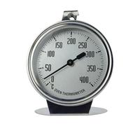 Oven Thermometer - Stainless Steel 0-400°C | Kitchen Temperature Gauge | 7cm food-grade stainless steel oven thermometer with rack hook design for easy reading and accurate temperature monitoring
