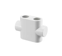 Oventrop 1184095 Couvercle design pour Multiblock T Forme de passage Blanc