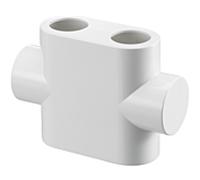 Oventrop couverture de conception 1184095 "Multiblock T" motif droite, blanc