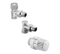 Oventrop Jeu de robinets thermostatiques OVENTROP, équerre DN10, avec Uni LH, AQ, Combi 2 Quantité:1