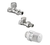 Oventrop Jeu de robinets thermostatiques OVENTROP, passage DN10, avec Uni LH, AQ, Combi 2 Quantité:1