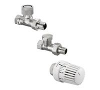 Oventrop Jeu de robinets thermostatiques OVENTROP, passage DN15, avec Uni LH, AQ, Combi 2 Quantité:1