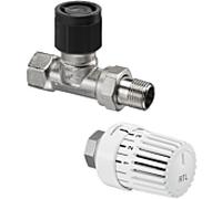 Oventrop limiteur de température de retour Oventrop 1028464 DN 15, vanne de retour et thermostat Uni RTLH