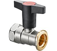 Oventrop Optibal pompe à boisseau sphérique 1078371 DN 25, Rp 2000 x G 2000 2000 /2, PN 10, sans clapet anti-retour, laiton
