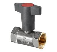 Oventrop OV Robinet à boisseau sphérique haute température Optiba des deux côtés Filetage intérieur DN 32.1 1/4 Quantité:1