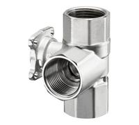 Oventrop OV Robinet à tournant sphérique à trois voies DN32 PN16 1381192 Quantité:1